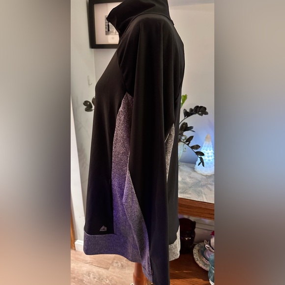 RBX Studio Daily Super Soft Mock Neck Jacket Black and Grey Size XL - Picture 4 of 11